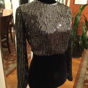 Endless Rose Sequin crop top size S